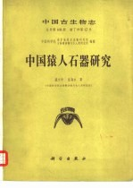 中国猿人石器研究