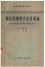 高等学校教学用书 核反应堆中子计算理论