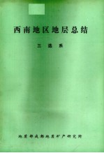 西南地区地层总结 三迭系