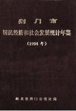 荆门市国民经济和社会发展统计年鉴 1994年