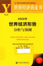 世界经济黄皮书 世界经济形势分析与预测 2022