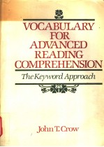 VOCABULARY FOR ADVANCED READING COMPREHENSION
